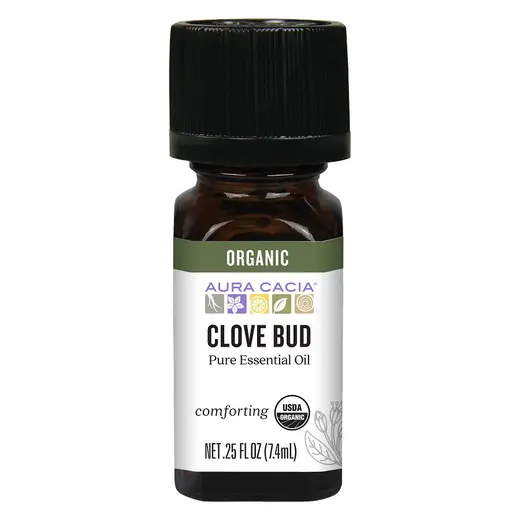Aura Cacia Organic Clove Bud Essential Oil 0.25 fl. oz.