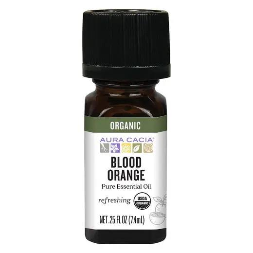 Aura Cacia Organic Blood Orange Essential Oil 0.25 fl. oz. - Image 3