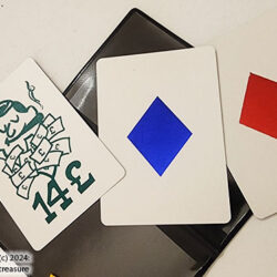 Color Monte Card Trick by Emerson & West - Original British Pound version