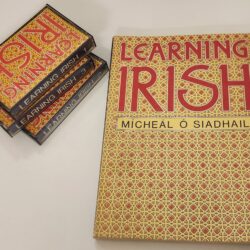Learning Irish by Micheal O Siadhail : Book and 3 cassette tapes