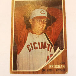 Jim Brosnan #2 Topps 1962 Baseball Card (Cincinnati Reds)