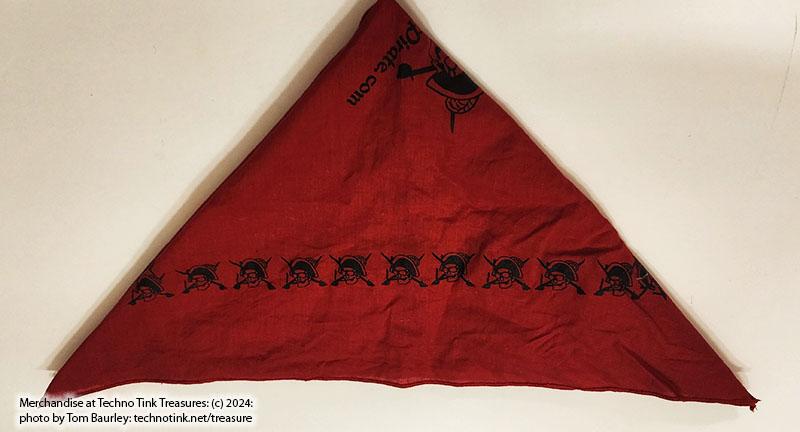 Black Dress Like a Pirate Skull and Sword Red Scarf - Image 7