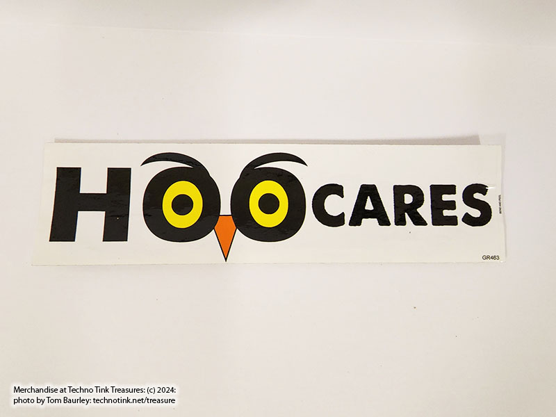 HOO CARES Bumper Sticker
