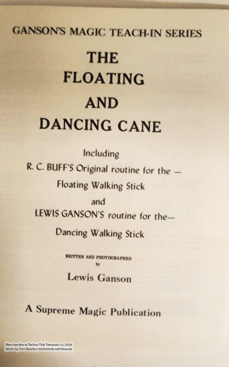 The Floating and Dancing Cane by Lewis Ganson - Image 9