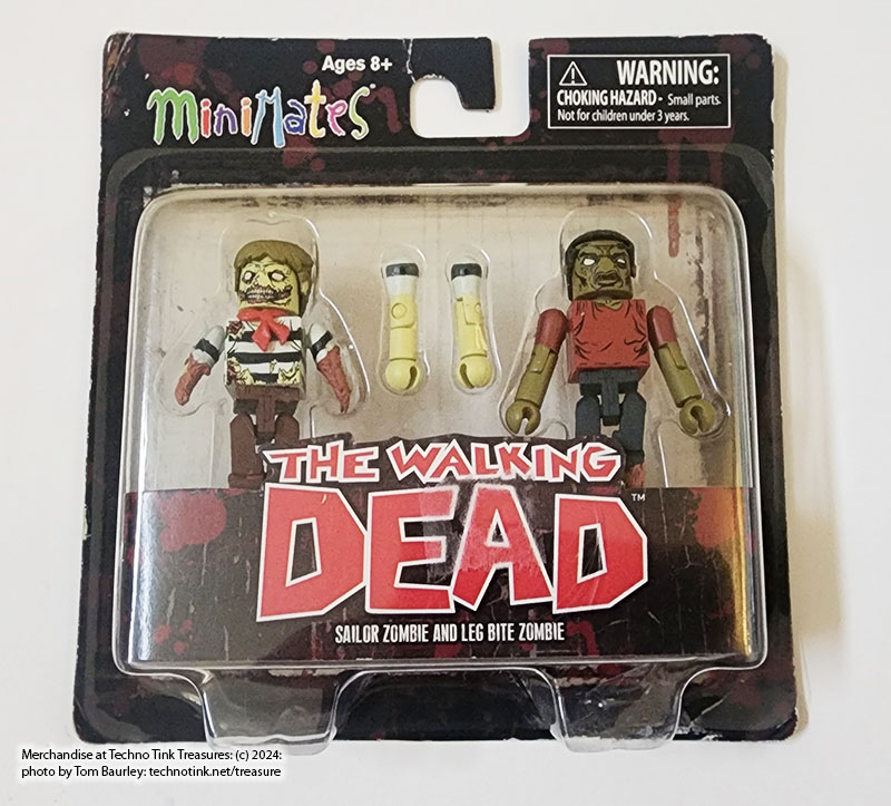 Mini Mates Walking Dead Figurines: Sailor Zombie / Leg Bite Zombie - Image 3