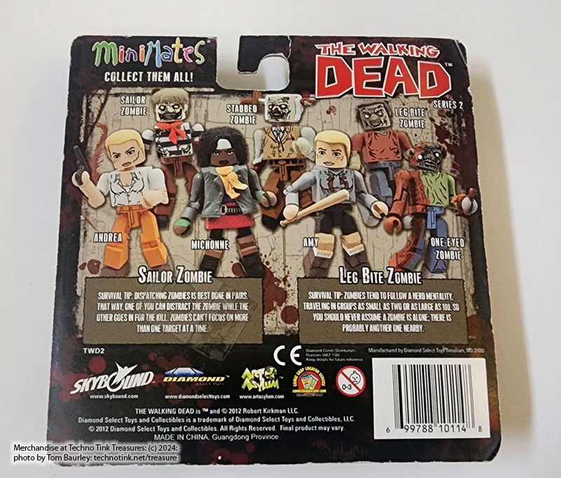 Mini Mates Walking Dead Figurines: Sailor Zombie / Leg Bite Zombie - Image 5