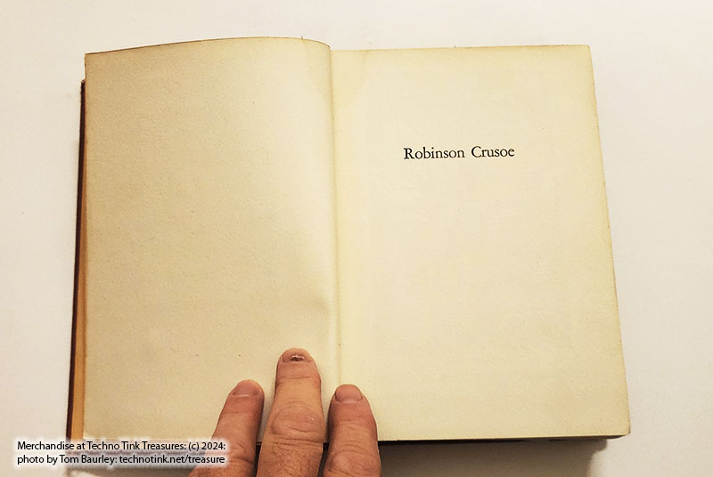 Robinson Crusoe by Daniel Defoe (1941 Walter J Black, hardcover, clothbound rare) - Image 7