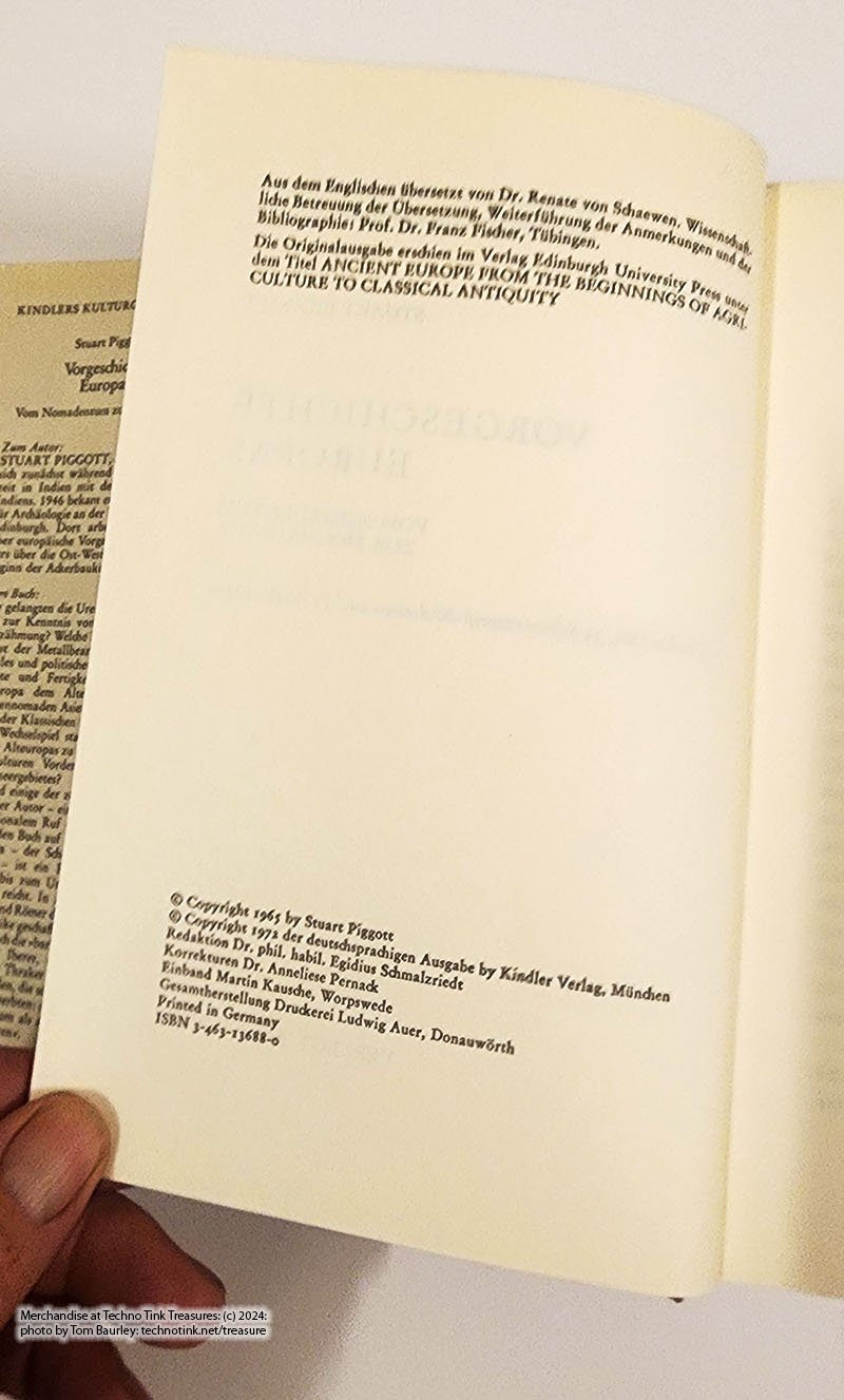 Vorgeschichte Europas Vom Nomadentum Zur Hochkultur by Stuart Piggott - Image 8