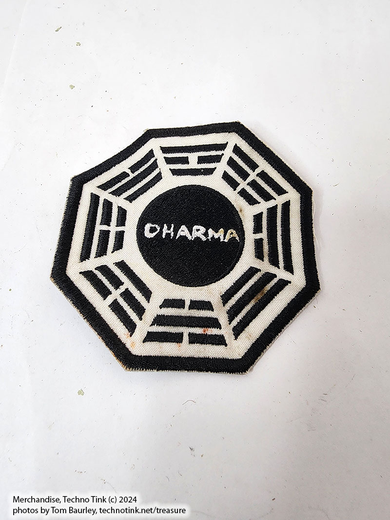 Black and white Dharma Compound Patch from LOST series - Image 2