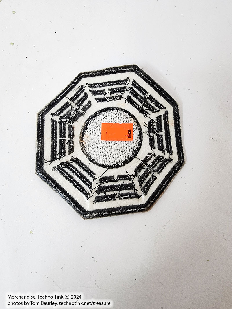 Black and white Dharma Compound Patch from LOST series - Image 4