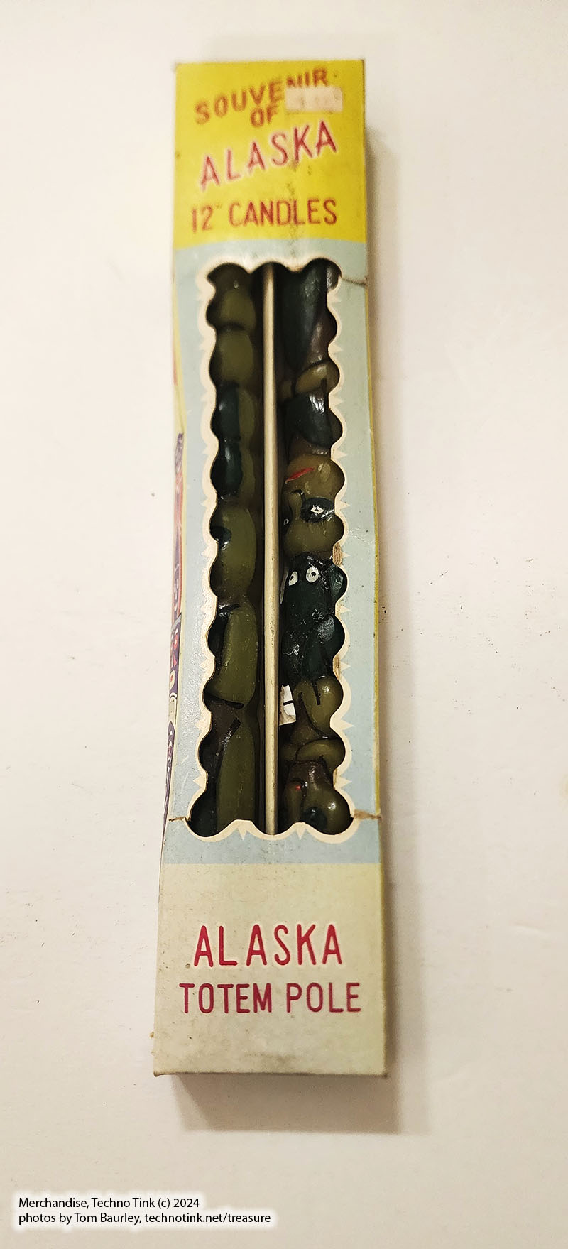 Pair of 12" Alaska Totem Pole Candlesticks - Image 2
