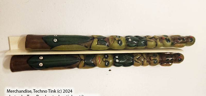 Pair of 12" Alaska Totem Pole Candlesticks - Image 5