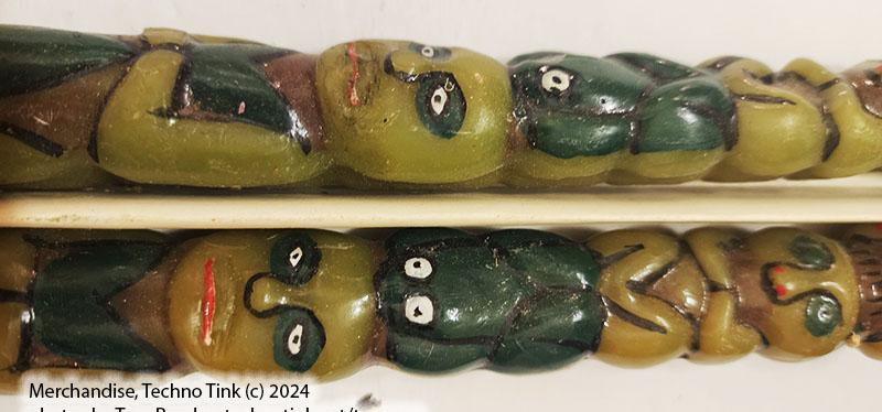 Pair of 12" Alaska Totem Pole Candlesticks - Image 8