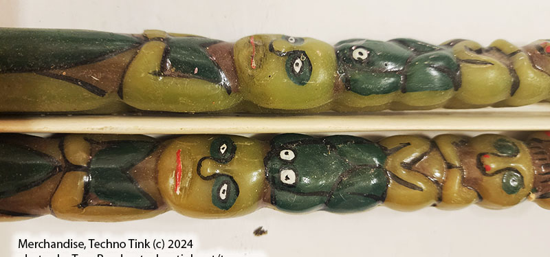 Pair of 12" Alaska Totem Pole Candlesticks - Image 9