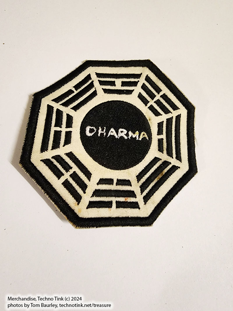 Black and white Dharma Compound Patch from LOST series - Image 5