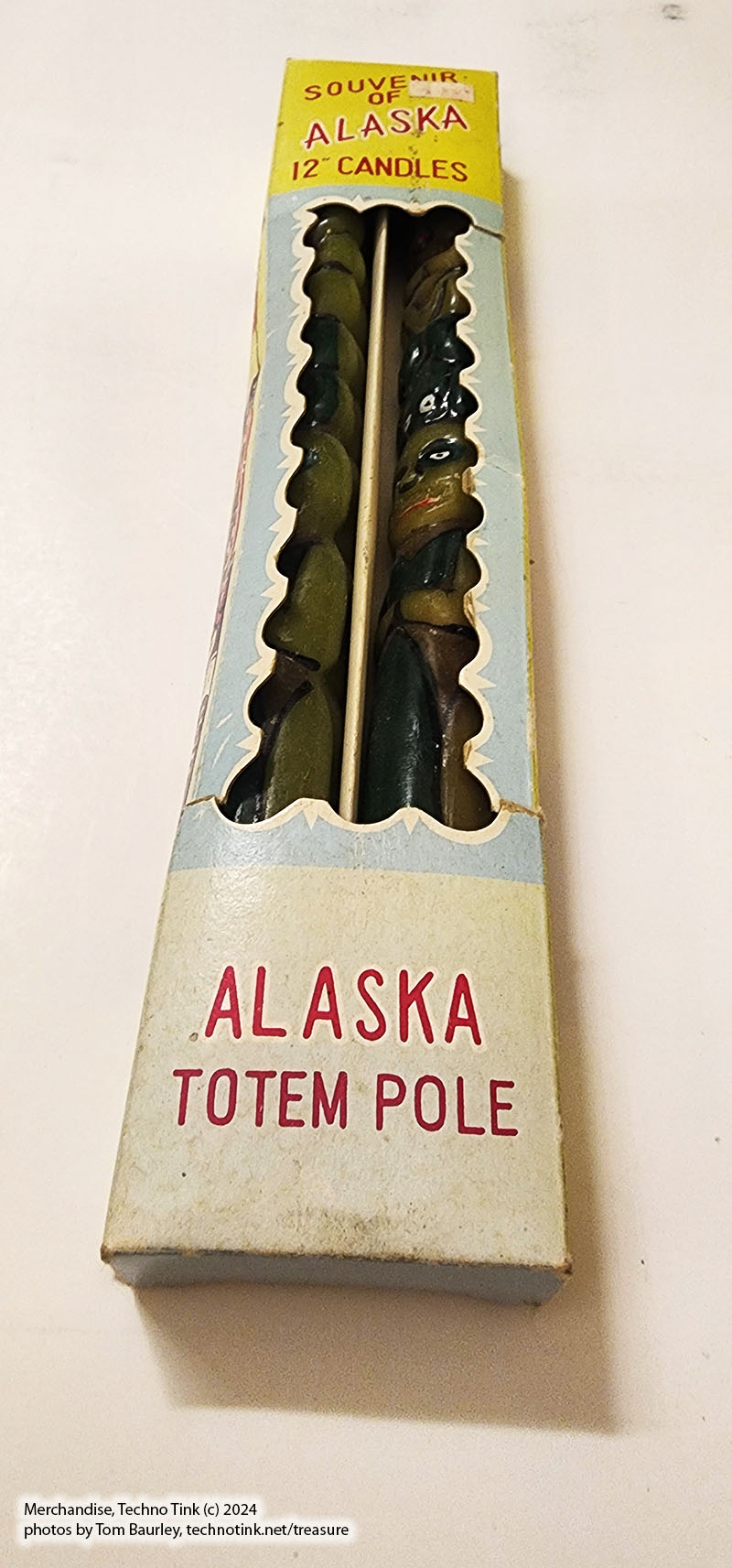 Pair of 12" Alaska Totem Pole Candlesticks