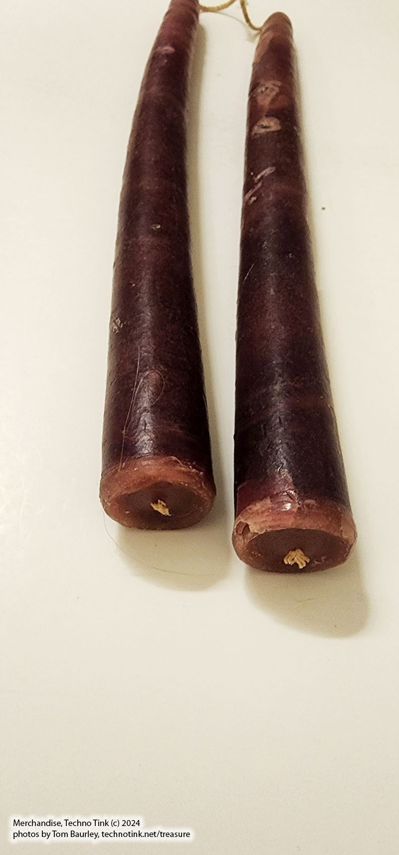 Taper/Candlestick: Beeswax, Natural. hand-made - single or pair candlestick: 8-9" - Image 13