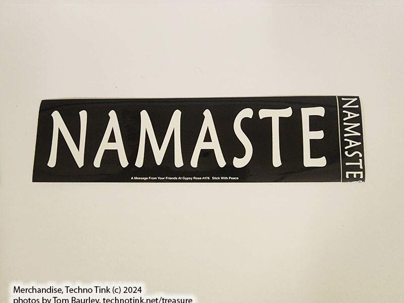 NAMASTE Bumper Sticker