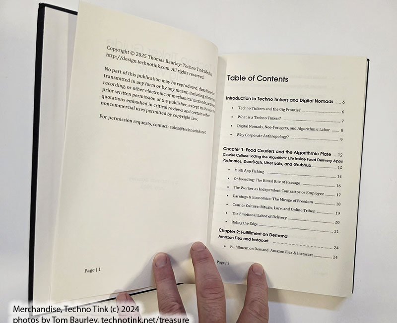 A Techno Tinker Guide to Gig Work: A Corporate Anthropology Field Manual by Thomas Baurley. Hardcover 2025. - Image 7