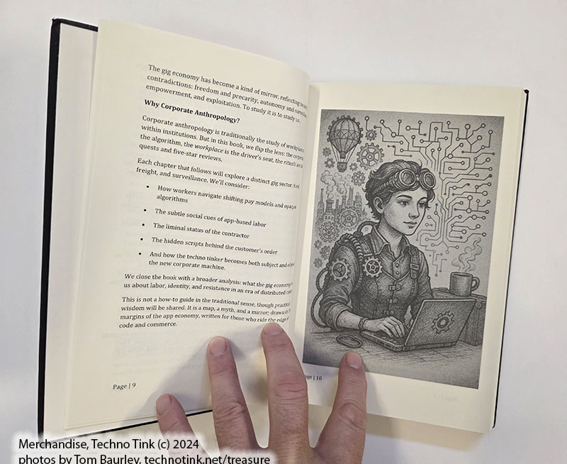 A Techno Tinker Guide to Gig Work: A Corporate Anthropology Field Manual by Thomas Baurley. Hardcover 2025. - Image 8