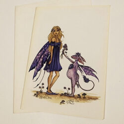 Blind Date: Faerie Greeting Card by Amy Brown