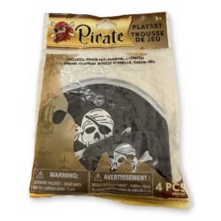 44910A - Pirate Playset: Pirate Hat, Earring, and Eyepatch - Kids Costume NEW