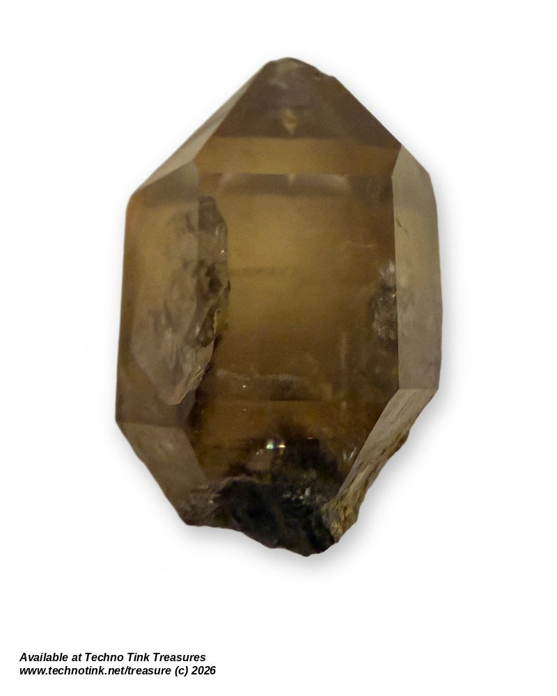 CITRINE: Natural smoky citrine crystal point, Hallelujah Junction NV (Crystal Tips Mine) - Image 2
