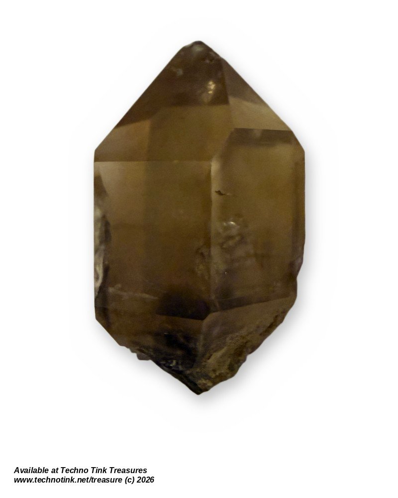 CITRINE: Natural smoky citrine crystal point, Hallelujah Junction NV (Crystal Tips Mine) - Image 3