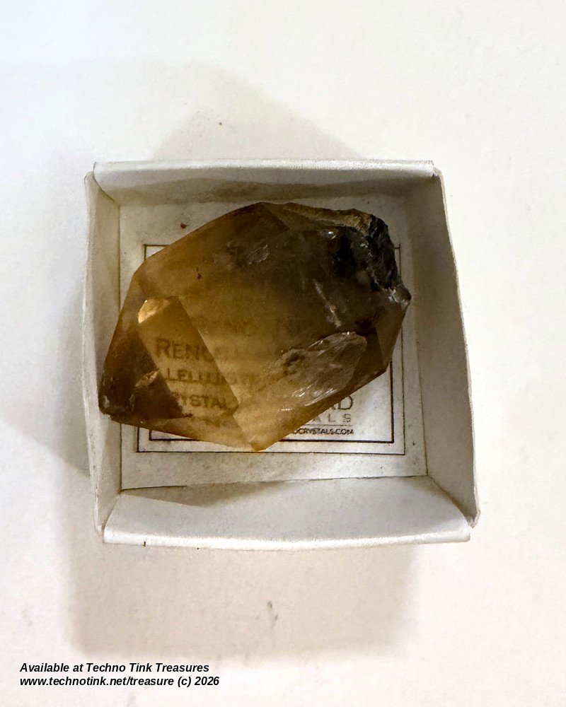 CITRINE: Natural smoky citrine crystal point, Hallelujah Junction NV (Crystal Tips Mine) - Image 5