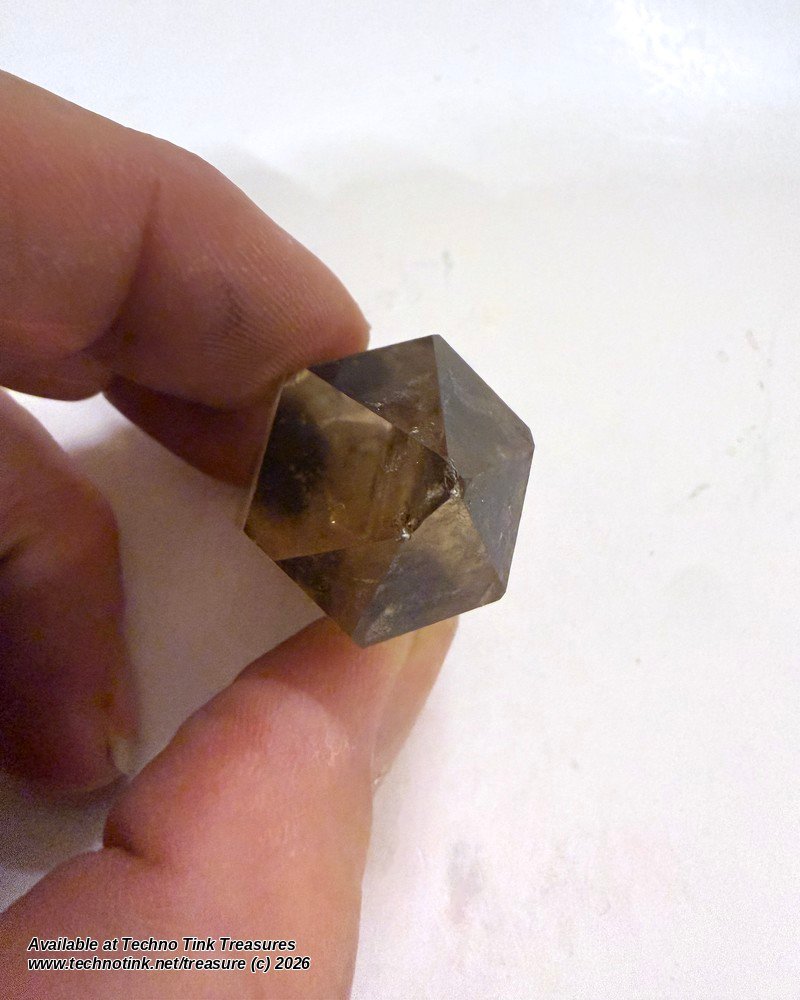 CITRINE: Natural smoky citrine crystal point, Hallelujah Junction NV (Crystal Tips Mine) - Image 6