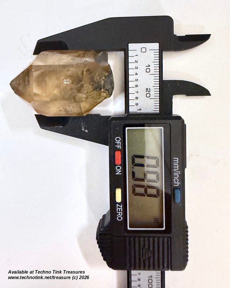 CITRINE: Natural smoky citrine crystal point, Hallelujah Junction NV (Crystal Tips Mine) - Image 9