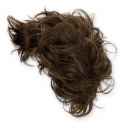 Short Curly Brown Wig Memory Cap Kanekalon Vibralite Synthetic NEW