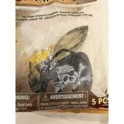 44910E - Pirate Playset: Gold Coins, Dagger, Eyepatch, Headband - Kids NEW