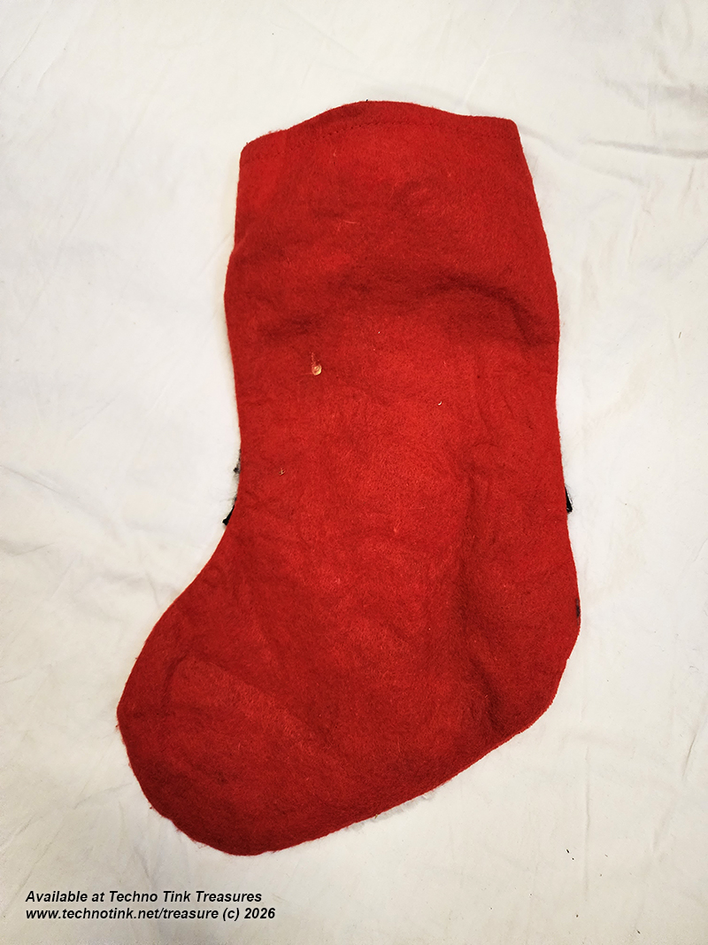 Christmas Stocking - Santa Suit Xmas Suit Felt Stocking - Image 6