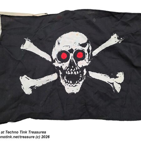 12x18 Jolly Rogers Flag with Red Eyes