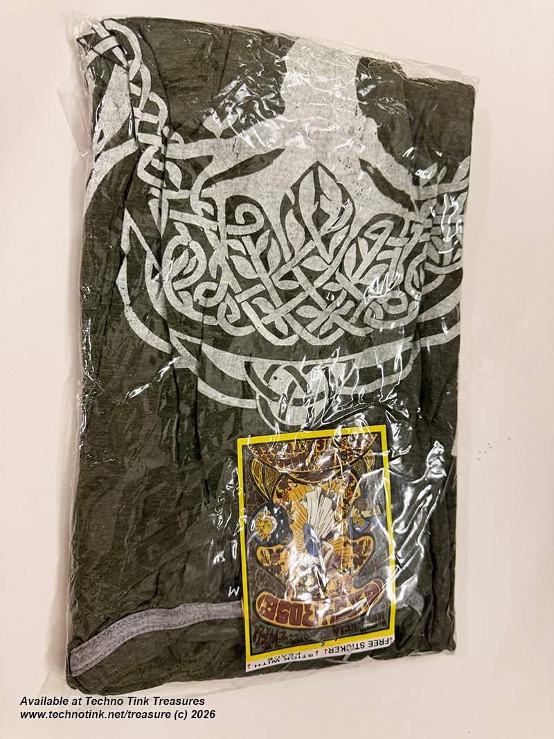 Shirt - T Shirt : Celtic Tree Design, Medium - Image 2
