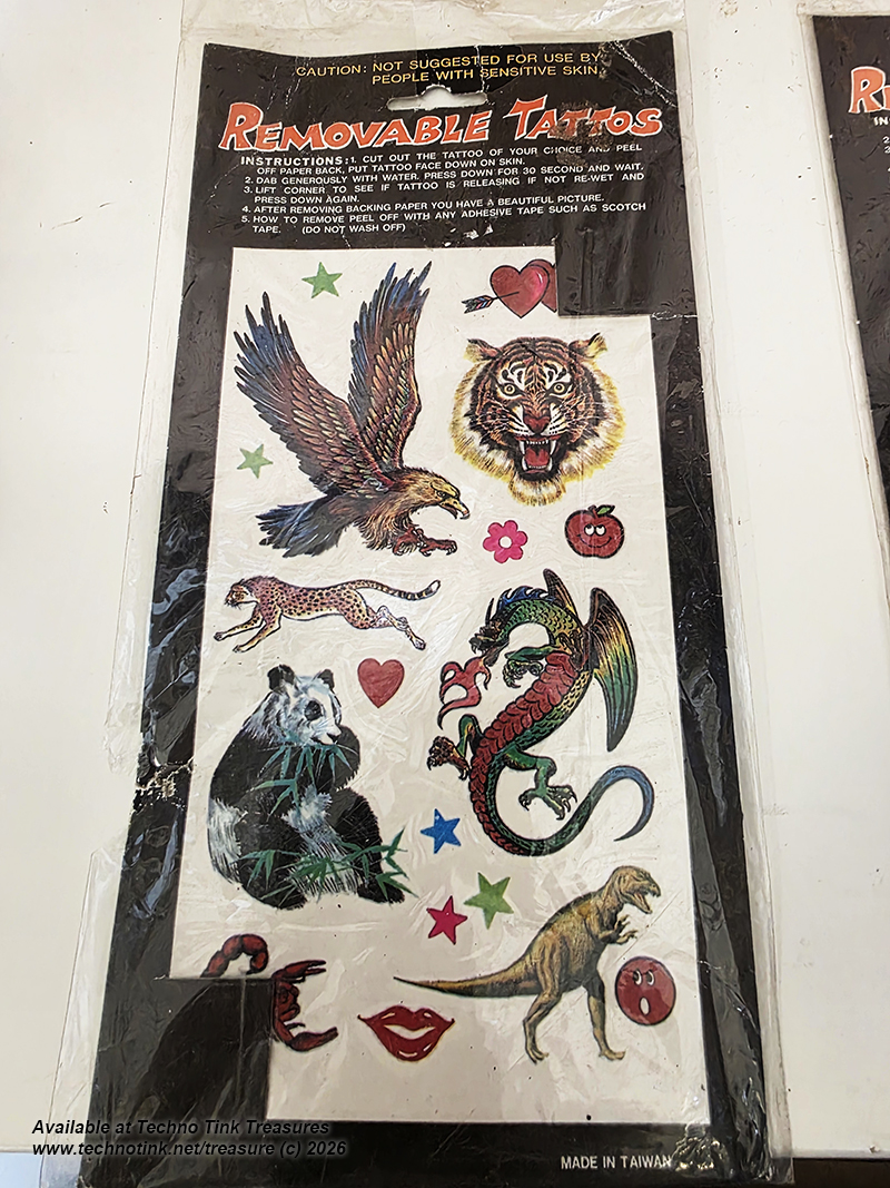 Vintage Removable Tattoo Set: Various Compilation Sets - Image 10