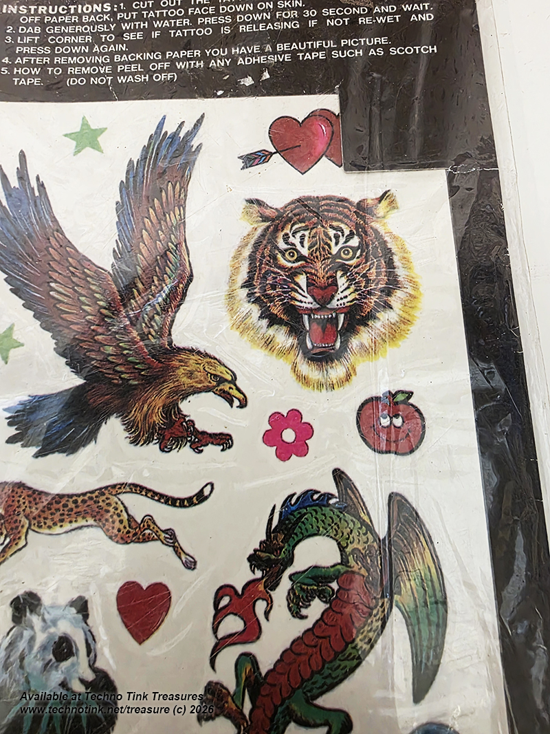 Vintage Removable Tattoo Set: Various Compilation Sets - Image 13