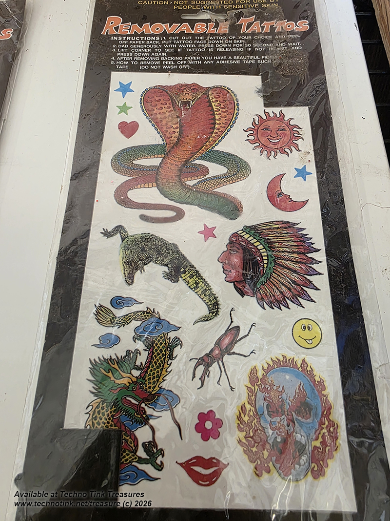 Vintage Removable Tattoo Set: Various Compilation Sets - Image 2
