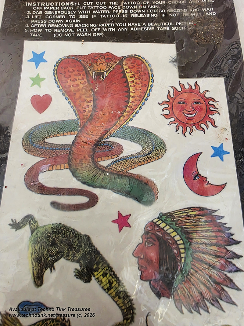 Vintage Removable Tattoo Set: Various Compilation Sets - Image 3