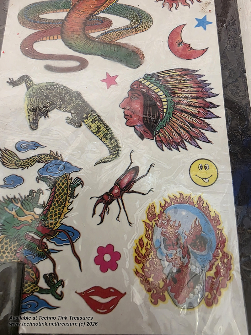 Vintage Removable Tattoo Set: Various Compilation Sets - Image 4