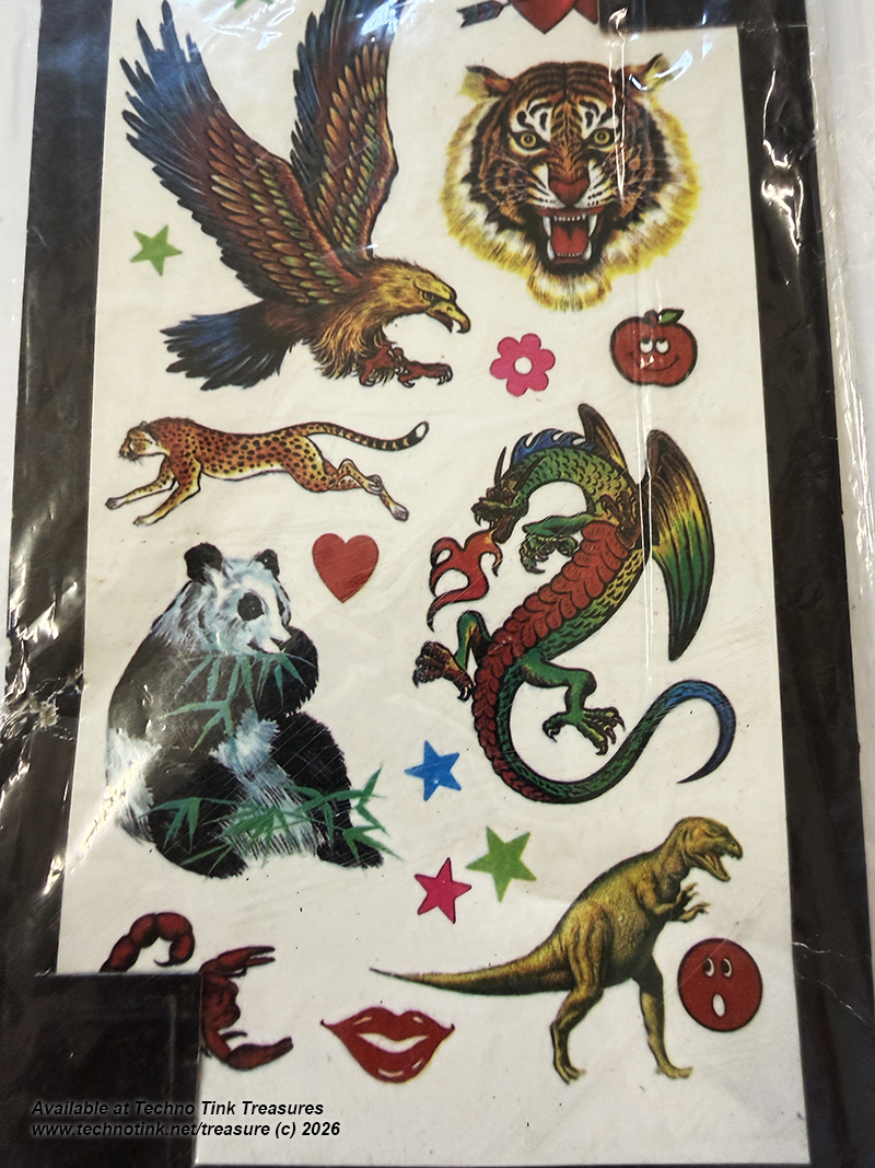 Vintage Removable Tattoo Set: Various Compilation Sets