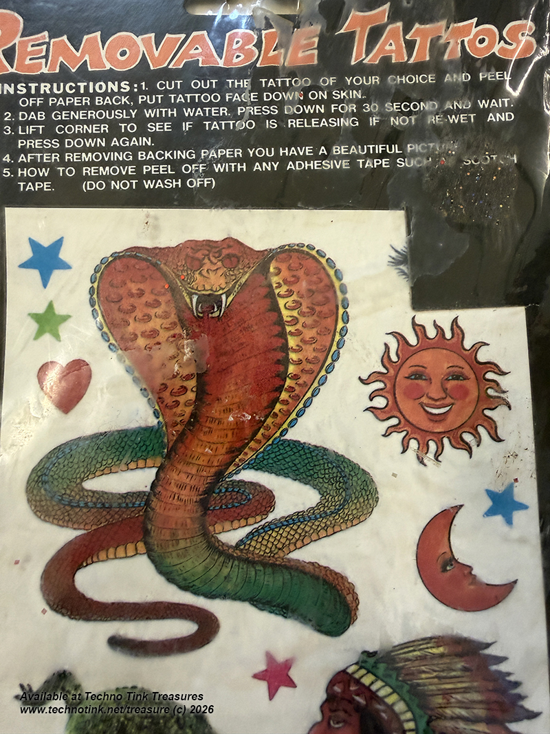 Vintage Removable Tattoo Set: Various Compilation Sets - Image 6