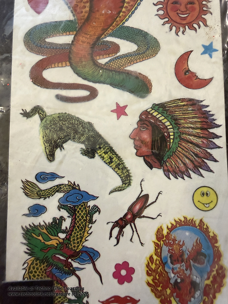 Vintage Removable Tattoo Set: Various Compilation Sets - Image 7