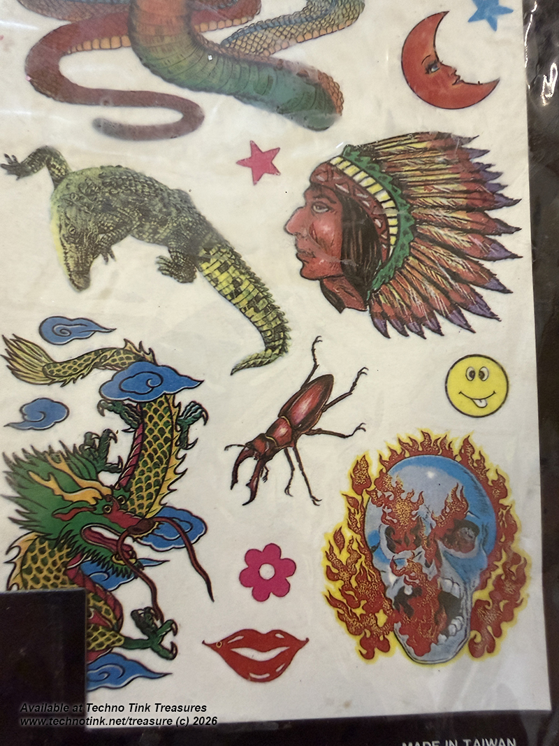 Vintage Removable Tattoo Set: Various Compilation Sets - Image 8