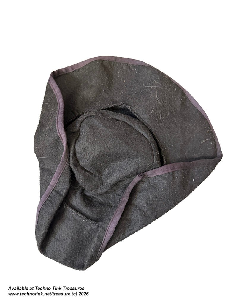 Pirate Hat: Toddler, black felt