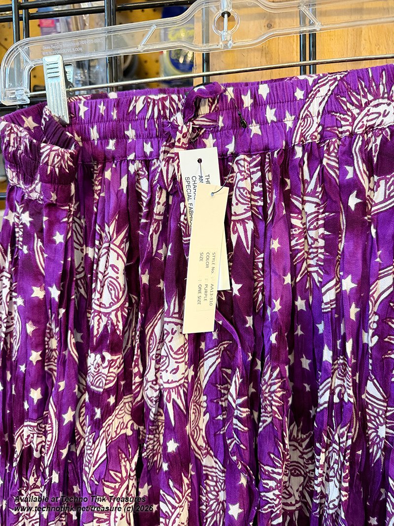 Pant & Halter Set - Rayon Celestial Print halter set - Image 13